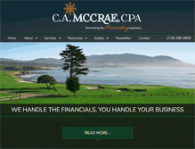 Tablet Screenshot of camccraecpa.com